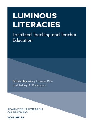 cover image of Luminous Literacies, Volume 36